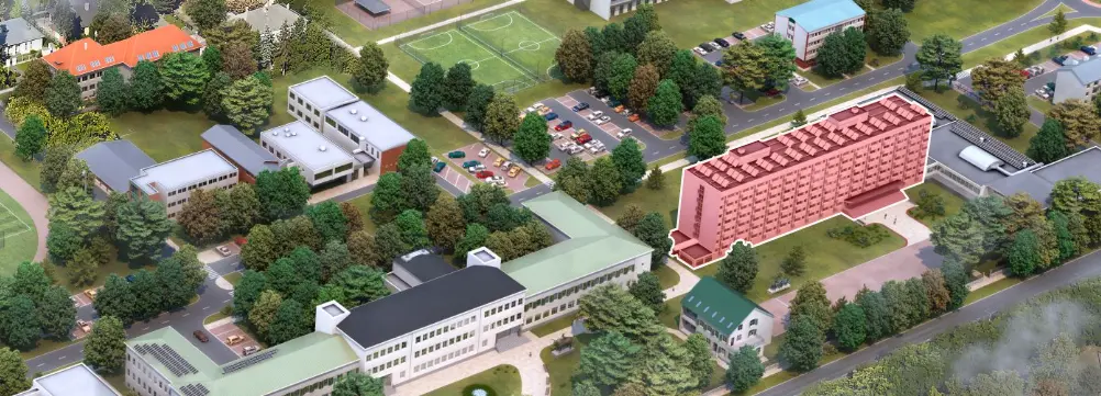 A képen fa, légi, Városépítészet, ház látható
Automatikusan generált leírás